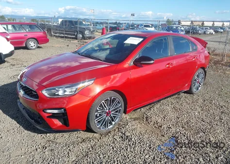 2020 Kia Forte Gt z USA, uszkodzony, nr VIN 3KPF44AC4LE218002
